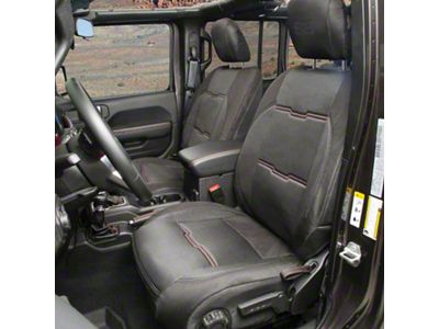 Smittybilt GEN2 Neoprene Front and Rear Seat Covers; Black (18-24 Jeep Wrangler JL 4-Door)