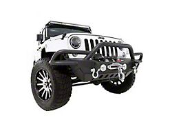 Smittybilt SRC Gen2 Front Bumper; Textured Black (07-18 Jeep Wrangler JK)