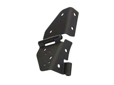 Smittybilt Windshield Hinges; Black (76-95 Jeep CJ7 & Wrangler YJ)