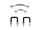 Smittybilt Windshield Tie Down Kit; Stainless Steel (87-95 Jeep Wrangler YJ)