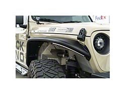 Smittybilt XRC Tubular Fender Flares; Front (18-25 Jeep Wrangler JL)