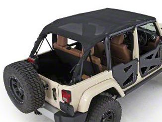 Smittybilt Jeep Wrangler Mesh Extended Top 94600 (10-18 Jeep Wrangler JK 4-Door)  - Free Shipping