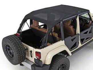 Smittybilt Jeep Wrangler Mesh Extended Top 94600 (10-18 Jeep Wrangler JK  4-Door) - Free Shipping