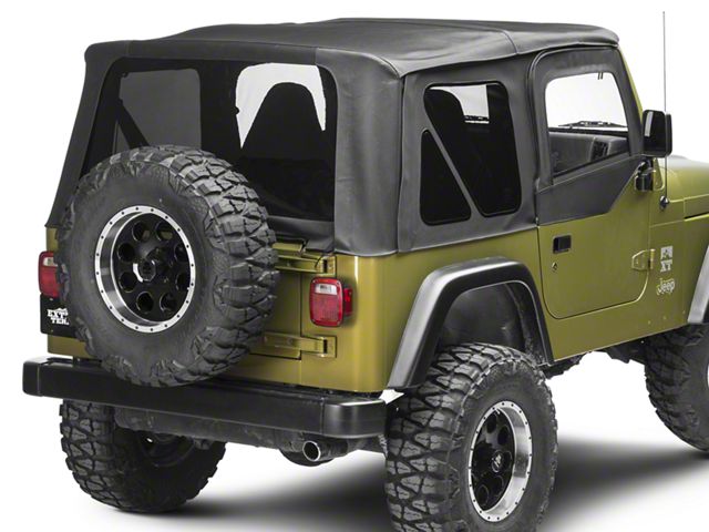 Smittybilt Premium Replacement Soft Top with Tinted Windows (97-06 Jeep Wrangler TJ, Excluding Unlimited)