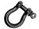 Smittybilt 3/4-Inch 4.75 Ton D-Ring Shackle; Black