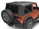 Smittybilt OEM Replacement Top with Tinted Windows; Black Diamond (10-18 Jeep Wrangler JK 2-Door)