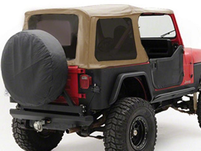 Smittybilt Jeep Wrangler Premium Replacement Soft Top w/ Tinted Windows  9974235 (97-06 Jeep Wrangler TJ