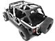 Smittybilt SRC Cage 6-Piece Kit; Gloss Black (10-18 Jeep Wrangler JK 4-Door)