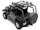 Smittybilt SRC Roof Rack; Textured Black (07-18 Jeep Wrangler JK 2-Door)