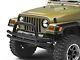 Smittybilt Tubular Front Bumper with Hoop; Textured Black (76-06 Jeep CJ5, CJ7, Wrangler YJ & TJ)