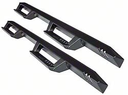 Smittybilt Angular Drop Side Step Bars; Textured Black (22-24 Tundra CrewMax)