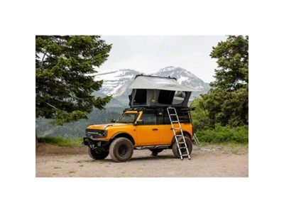 Smittybilt Aluminum Side Open Roof Top Tent (Universal; Some Adaptation May Be Required)