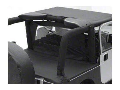 Smittybilt Outback Wind Breaker; Black Diamond (07-18 Jeep Wrangler JK 4-Door)