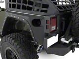 Smittybilt XRC Rear Corner Guards; Black Textured (07-18 Jeep Wrangler JK 4-Door)