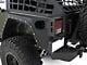 Smittybilt XRC Rear Corner Guards; Black Textured (07-18 Jeep Wrangler JK 4-Door)