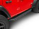 Triple Tube Rock Rails; Textured Black (18-24 Jeep Wrangler JL 4-Door)