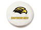 Southern Mississippi University Spare Tire Cover; White (66-18 Jeep CJ5, CJ7, Wrangler YJ, TJ & JK)