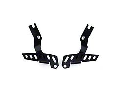 Southern Style Offroad Ditch Light Brackets; Black (16-23 Tacoma)