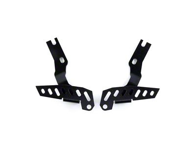 Southern Style Offroad Ditch Light Brackets; Black (16-23 Tacoma)