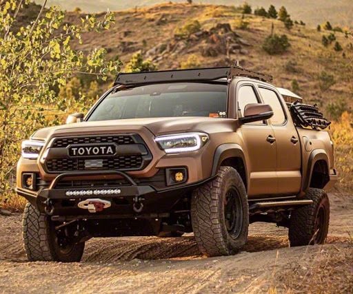 Southern Style Offroad Tacoma Slimline Hybrid Front Bumper with Winch ...