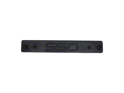 Southern Style Offroad Winch Line Cover Plate; Black