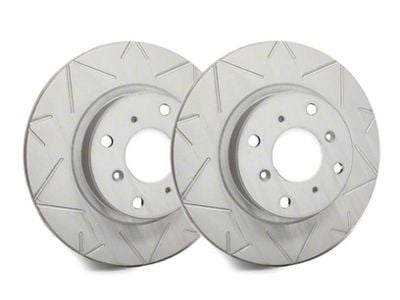 SP Performance Peak Series Slotted 6-Lug Rotors with Gray ZRC Coating; Front Pair (03-09 4Runner w/ 13.30-Inch Front Rotors)