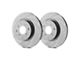 SP Performance Diamond Slot 6-Lug Rotors with Gray ZRC Coating; Rear Pair (21-24 Bronco, Excluding Raptor)