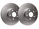 SP Performance Slotted 5-Lug Rotors with Silver ZRC Coated; Front Pair (14-23 Jeep Cherokee KL)