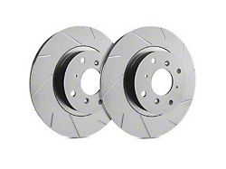 SP Performance Slotted Rotors with Gray ZRC Coating; Rear Pair (20-24 Jeep Gladiator JT)