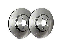 SP Performance Slotted Rotors with Silver ZRC Coating; Rear Pair (20-25 Jeep Gladiator JT)