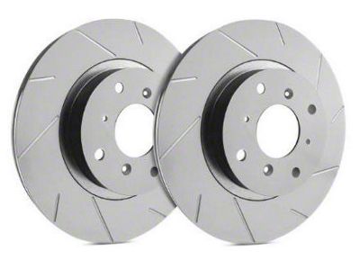 SP Performance Slotted Rotors with Silver ZRC Coating; Front Pair (11-21 Jeep Grand Cherokee WK2 w/ Solid Rear Rotors, Excluding SRT, SRT8 & Trackhawk)