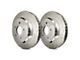 SP Performance Diamond Slot Rotors with Silver ZRC Coated; Front Pair (15-23 Jeep Renegade BU)