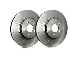 SP Performance Slotted Rotors with Silver ZRC Coated; Front Pair (15-23 Jeep Renegade BU)