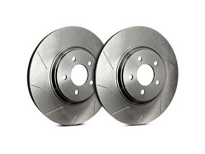 SP Performance Slotted Rotors with Silver ZRC Coating; Rear Pair (15-23 Jeep Renegade BU)