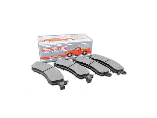 SP Performance Street Plus Semi-Metallic Brake Pads; Rear Pair (18-24 Jeep Wrangler JL w/ 328mm Vented Rear Rotors)