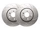 SP Performance Diamond Slot 6-Lug Rotors with Silver ZRC Coated; Front Pair (3/05-07 Titan)