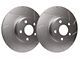 SP Performance Slotted 5-Lug Rotors with Silver ZRC Coating; Front Pair (07-21 Tundra)