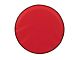 Spare Tire Cover; Solid Red (66-18 Jeep CJ5, CJ7, Wrangler YJ, TJ & JK)