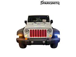 Sparksmith Fender Flare LED DRL Bars; Plug N Play (07-18 Jeep Wrangler JK)