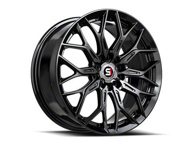 Spec-1 SP-57 Gloss Black 5-Lug Wheel; 17x7.5; 42mm Offset (21-24 Bronco Sport)