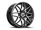 Spec-1 SP-60 Gloss Black and Machined 5-Lug Wheel; 17x7.5; 42mm Offset (21-24 Bronco Sport)