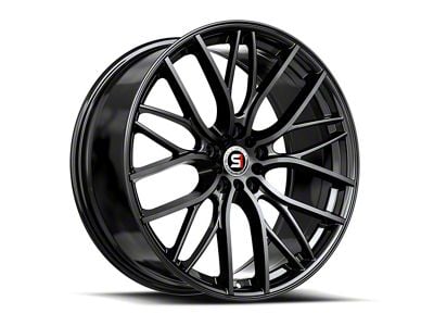 Spec-1 SP-61 Gloss Black 5-Lug Wheel; 17x8; 42mm Offset (21-24 Bronco Sport)