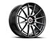 Spec-1 SP-64 Gloss Black and Machined 5-Lug Wheel; 17x8; 42mm Offset (21-24 Bronco Sport)