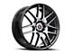 Spec-1 SP-65 Gloss Black and Machined 5-Lug Wheel; 17x8; 42mm Offset (21-24 Bronco Sport)