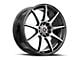 Spec-1 SP-67 Gloss Black and Machined 5-Lug Wheel; 17x7; 42mm Offset (21-24 Bronco Sport)