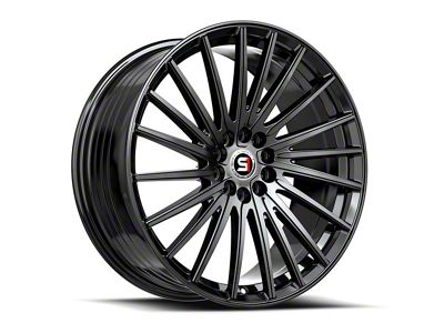 Spec-1 SP-68 Gloss Black 5-Lug Wheel; 17x7.5; 42mm Offset (21-24 Bronco Sport)