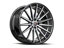 Spec-1 SP-69 Gloss Black Machined and Undercut 5-Lug Wheel; 17x7.5; 42mm Offset (21-24 Bronco Sport)