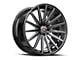 Spec-1 SP-69 Gloss Black and Milled 5-Lug Wheel; 17x7.5; 42mm Offset (21-24 Bronco Sport)