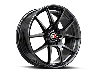 Spec-1 SP-71 Gloss Black 5-Lug Wheel; 17x8; 42mm Offset (21-24 Bronco Sport)