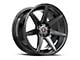 Spec-1 SP-73 Gloss Black 5-Lug Wheel; 17x7.5; 42mm Offset (21-24 Bronco Sport)